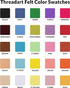 Threadart Brown Premium Felt Sheets - Image 2