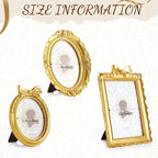 Vicenpal 3 Pcs Tiny Picture Ornate Frames 2.5 x 3.5, 4 x 6, 5 x 7 Inch Small - Image 3