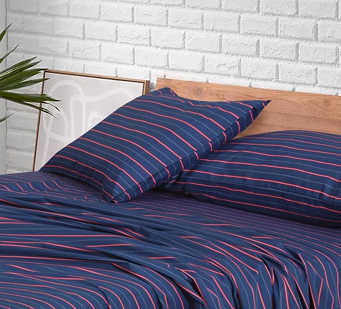 RUVANTI 100% Cotton Sheets – Split King Size Percale Bedding, Cooling & - Image 7