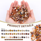 Sureio 1300 Pieces Crystal Glass Beads - Image 2
