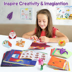 Mocoosy 320 Sheets Origami Kit for Kids Ages 5-8 9-12, Folding Paper Set - Image 6