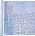 Transparent PVC Clear Vinyl Faux Leather Sheets, 11.8 x 48 Inch Holographic by letsinstyle