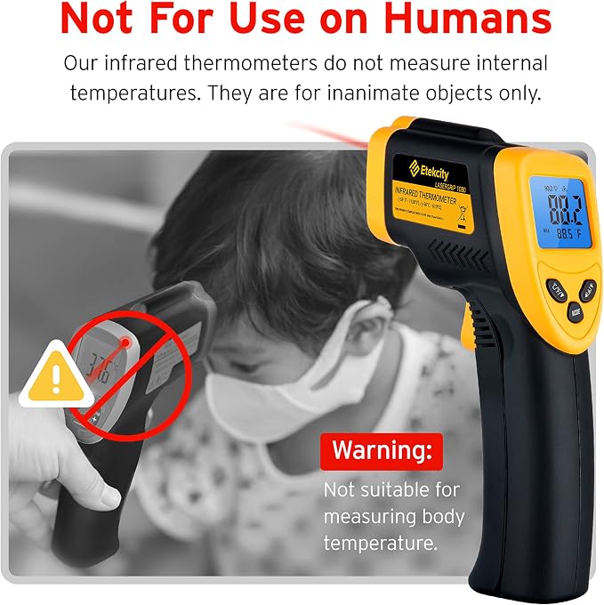 Etekcity Infrared Thermometer Laser Temperature Gun, -58°F~1130°F | Cooking - Image 8
