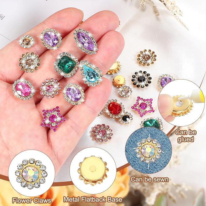 PATIKIL Sew on Rhinestones Crystals - Image 3