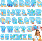 WILLBOND 52 Pcs Beach Alphabet Patches 2.8 Inch Self Adhesive Letter Patches by Willbond+Technology+Limited