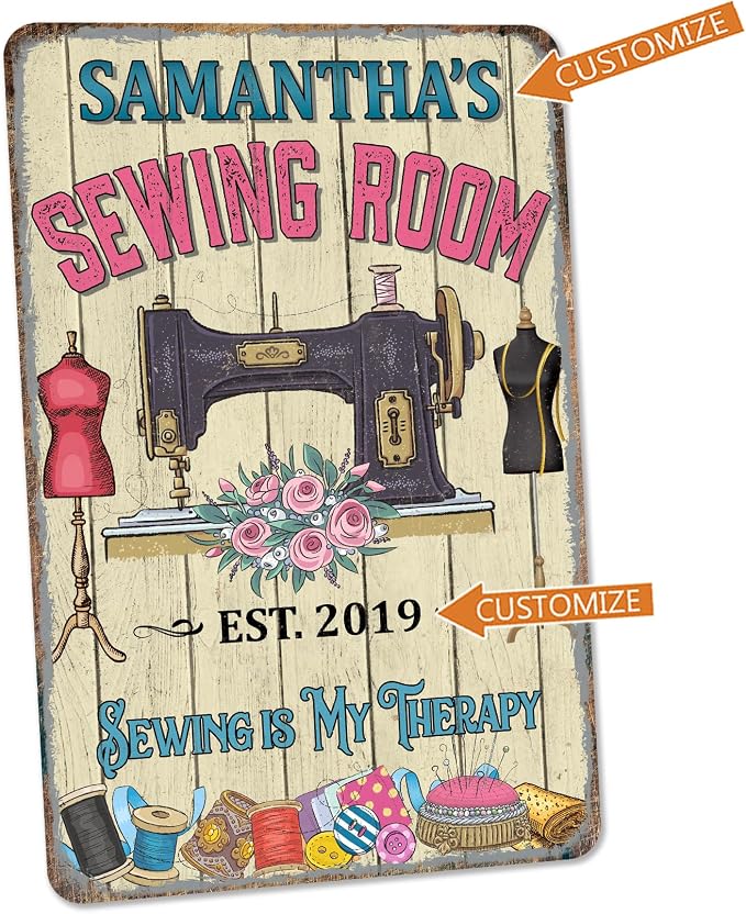 Personalized Sewing Room Sign Art Room Décor - Image 2