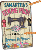 Personalized Sewing Room Sign Art Room Décor - Image 2