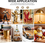 Nicpro Metallic Deep Gold Acrylic Paint, 8.45oz/250ml Large Gold Leaf Paint | - Image 4