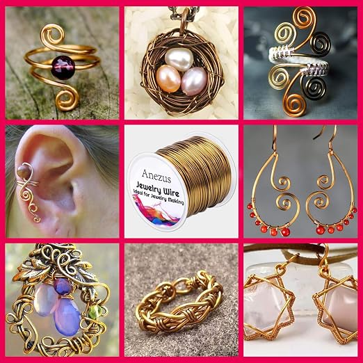 Anezus 18 Gauge Jewelry Wire for Jewelry Making, anezus Craft Wire Tarnish - Image 6