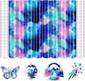 Tintnut Galaxy Permanent Vinyl 8 Sheets 12x10in Pink Blue Adhesive Vinyl | by Tintnut