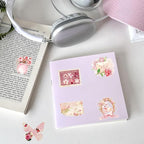 Aesthetic Flowers Stickers Transparent Flora Scrapbook Stickers | Transparent & - Image 4