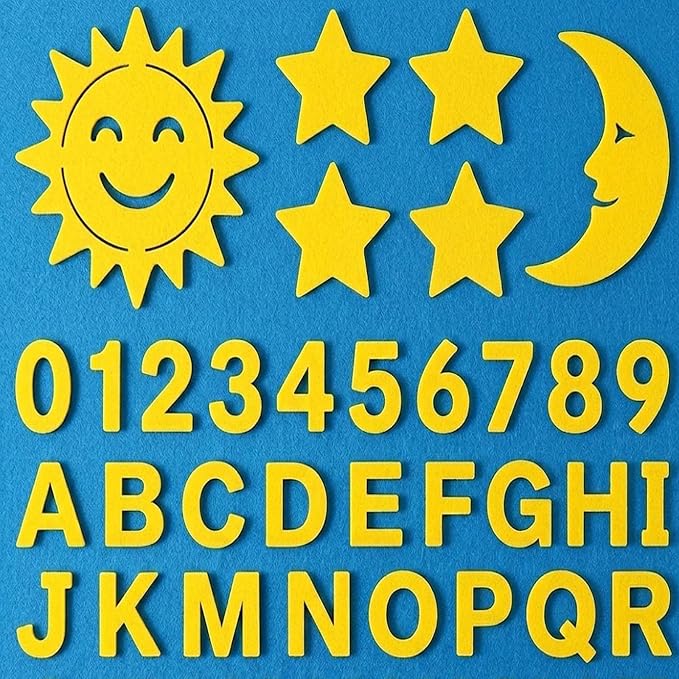 HaoFeiJH 6 Pcs Yellow Soft Felt Fabric Sheets - Image 4