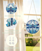 Acrylic Puzzle Suncatcher, Lotus Pond Dragonfly Sun Catcher - Image 7