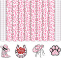 Tintnut Leopard Permanent Vinyl 8 Sheets 12x10in Pink Adhesive Vinyl | Cheetah by Tintnut
