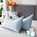 Cooling Pillow Queen Size Set of 2, Shredded Memory Foam Adjustable Loft by Unknown
