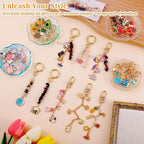 TOHONGADON 674 Pcs Lip Gloss Charms, Keychain Making Kit, Bag Charm Kit - Image 5