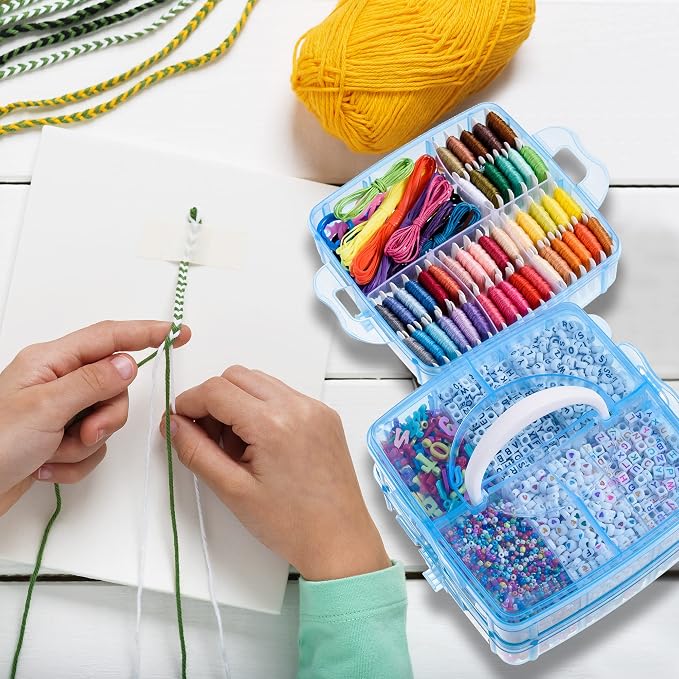 Peirich Jewelry Making Bead Kits, Includes 44 Embroidery Floss - Image 4