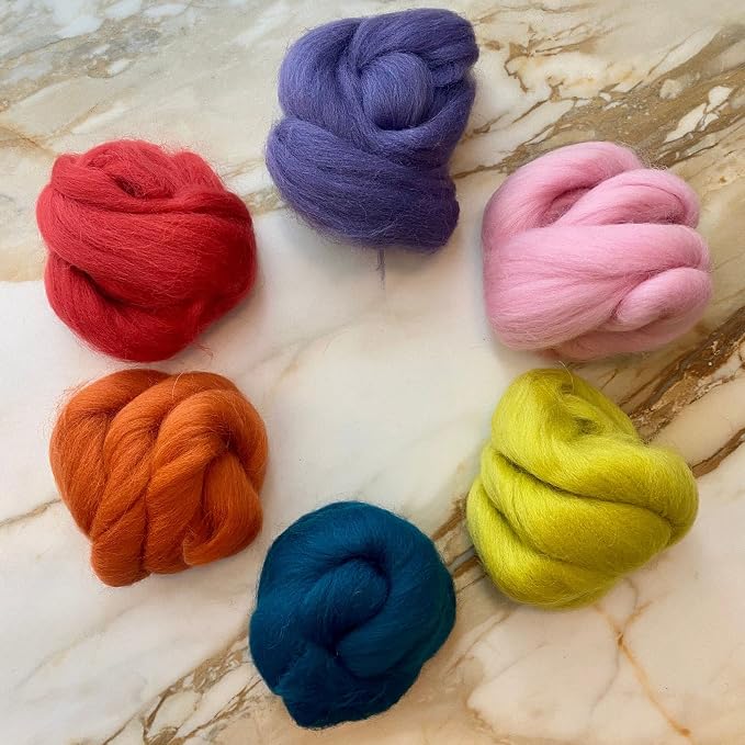 Revolution Fibers Dyed Wool Top | Shetland Collection of Crafting Fibers | - Image 3