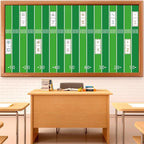 Qyeahkj Football Field Paper Roll Sports Bulletin Board Background Paper Fade - Image 3