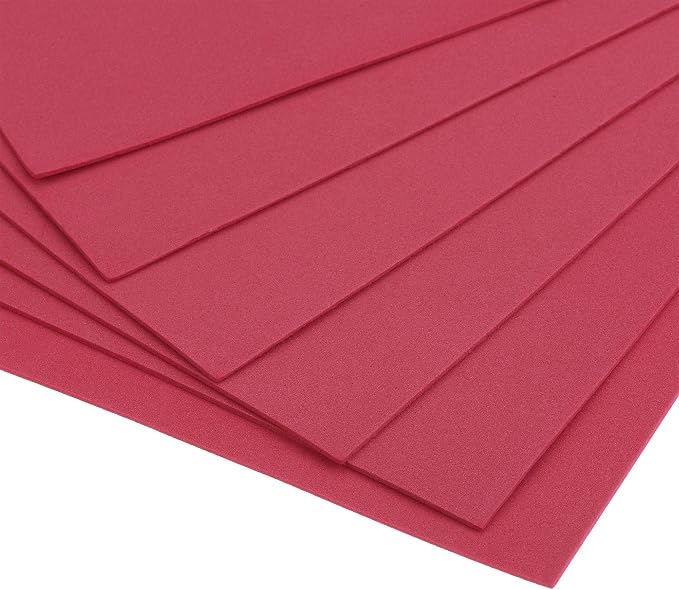 uxcell Dark Red EVA Foam Sheets 11 x 8 inch 1.7mm Thickness - Image 5