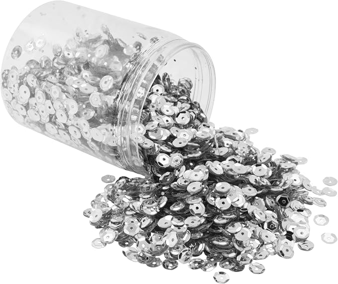Mandala Crafts 20000 Silver Sequins by MandalaCrafts