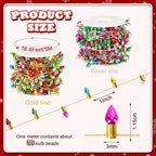 Jansun 32.8 Feet Dollhouse Fake String, Miniatures Dollhouse Christmas String - Image 2