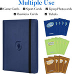 Premium 9 Pocket Card Binder for 360 Cards, Fabmaker PU Cover Trading Card - Image 3