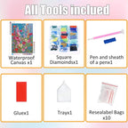 Ausanrl Wild Flowers Square Diamond Painting Kits - Image 6
