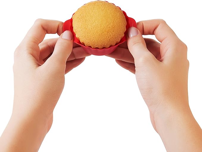 OXO Good Grips Silicone Baking Cups, Dishwasher Safe, Food Grade, Cupcake Cups - Image 8