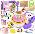 Pottery Wheel for Kids, Arts and Crafts for Kids Ages 8-12, Complete Pottery by Aujazyble