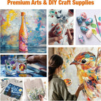 48 Colors Professional Acrylic Paint Set, Artist Paint Supplies | 22ml Tubes - Image 6