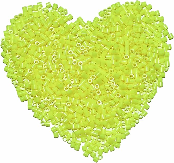 1000 Pcs Beads Fuse Beads - 5mm Yellow Melting Beads by Yowamho