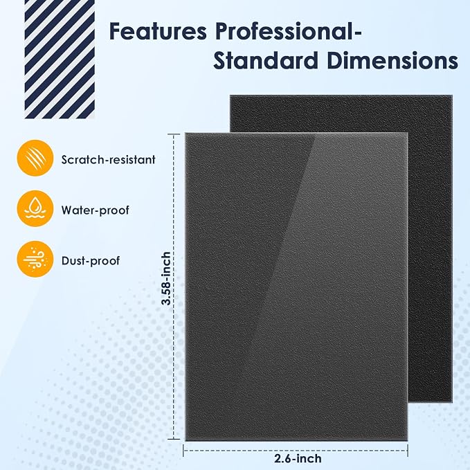 1000 Pcs Black Card Sleeves Toploaders - Image 3