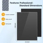 200 Counts Black Card Sleeves Top Loaders - Image 3