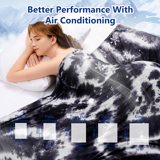 Topcee Cooling Blanket for Hot Sleepers and Night Sweats, 100% Oeko-Tex - Image 7