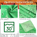 100 Pack Bandanas Unisex Paisley Bandanas Bulk Multi Purpose Cowboy Head Wrap - Image 4