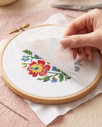Zplontya 5 Pack Water Soluble Cross Stitch Canvas – 14 Count Embroidery - Image 6