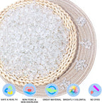Keedolla 0.9 Lb Clear Frosted Sea Glass Stones Fish Tank Rocks Gravel Aquarium - Image 5