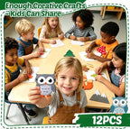 CiyvoLyeen Woodland Animals Craft Kit Kids DIY Crafting and Sewing Set Woodland - Image 6