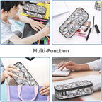 Money Novelty Us Dollar Cash Pattern Pencil Case Organizer Big Capacity Pencil - Image 7