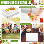 Hushee 120 Count Disposable Cutting Board Sheets 17 x 12 Inch Flexible Plastic - Image 5