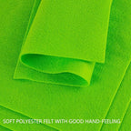 Jtnohx Color Felt, Soft Felt Sheets, 1.4mm Thick 8"x12" Handicraft Felt Fabrics - Image 6