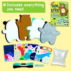 EZCRA Bear Sewing Kit for Kids Ages 4-8 - Image 3
