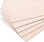 5 Pack 300x200x1.5mm Basswood Plywood Thin Wood Sheets - Image 2