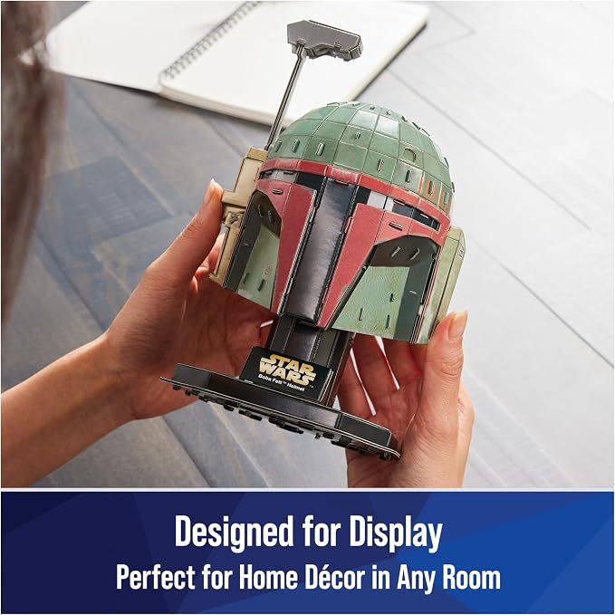 4D Build, Star Wars Boba Fett 3D Model Kit, Star Wars Collectibles & Desk Decor - Image 5