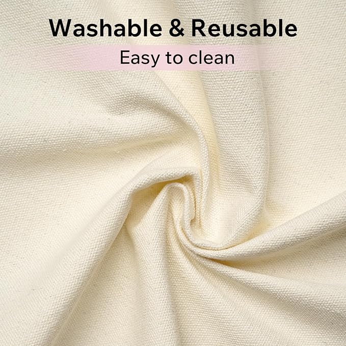 Pottery Tablecloth-Heavy Duty Linen Cotton Blend, 62x39 Inches, High Absorbency - Image 6