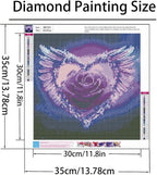GXGLLPZBY Diamond Art Kits for Beginners, Dream Heart Flower Diamond Painting - Image 4
