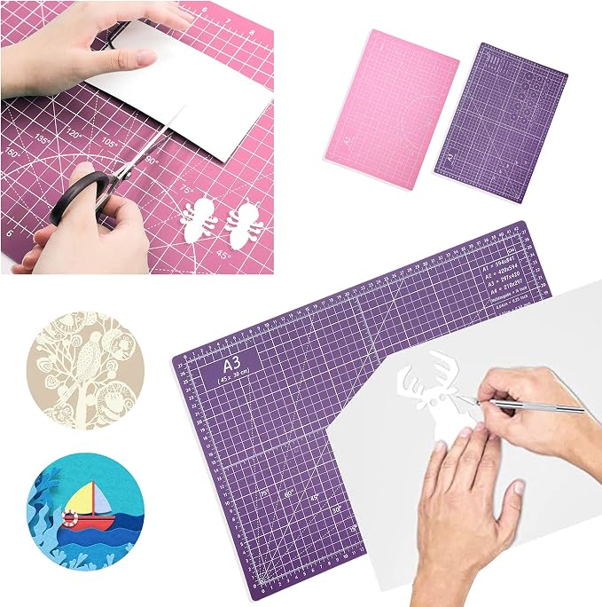 TCAIRG Self Healing Cutting Mat 18 inchx12 inch Non-Slip PVC Double Sided 5-Ply - Image 5