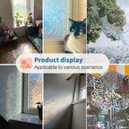 Bloss 3D Window Film Decorative Window Films Stained Glass Film Static Cling - Image 4