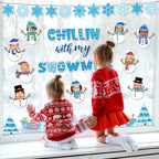 Winter Bulletin Board Decoration Set Christmas Snowman Classroom Decoration - Image 5